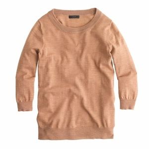 Jcrew Tippi Sweater in Caramel/Tan; Medium